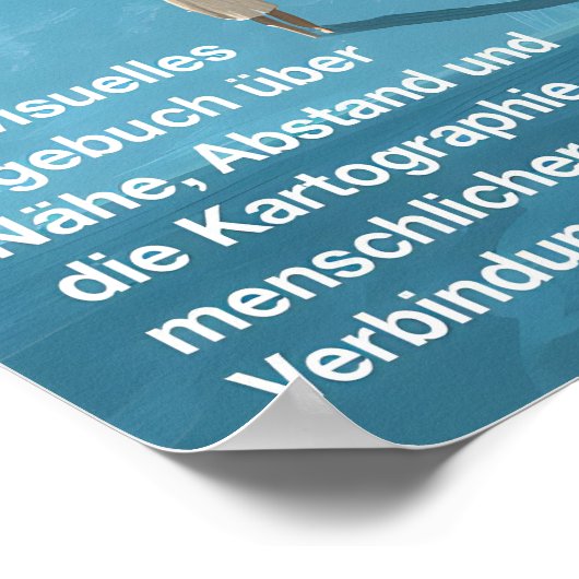 People in Grid Spaces Poster - Modern German (Ecke)