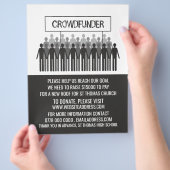 People Logo, Crowdfunder, Crowdfunding Flyer (Hand)