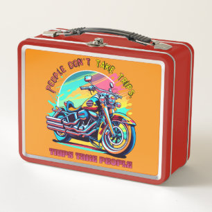 People machen keine Trips: Vintage Retro Style Fah Metall Brotdose