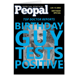 People Mag Parody Funny Birthday Card