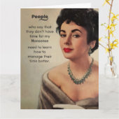 People Need To Learn Karte (Gelbe Blume)