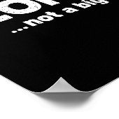 People Not A Big Fan Funny Introvert Sarcasm Mom D Poster (Ecke)