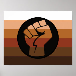 People of Color (POC) Stolz und Faust Poster