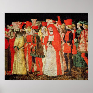 People of the Court of the Sforza Family Poster