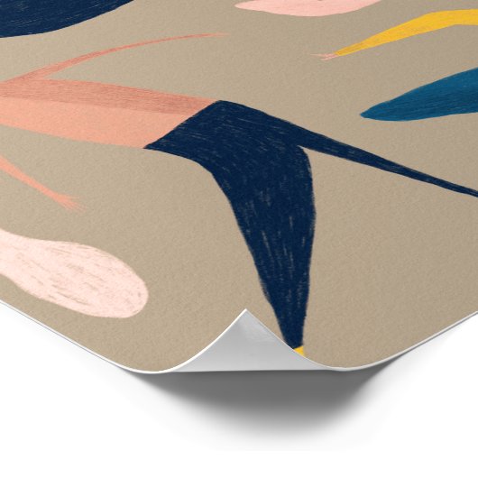 People Pattern Poster (Ecke)