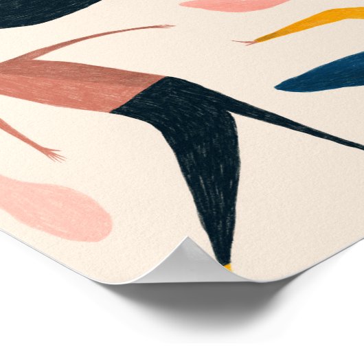 People Pattern Poster (Ecke)