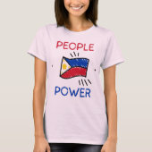 People Power Filipino Flag Impeach Marcos Tee (Vorderseite)