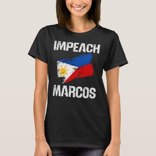 People Power Impeach Marcos Tee Corruption Protest (Vorderseite)