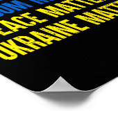 People Problem Freedom Problems Peace Problems Ukr Poster (Ecke)