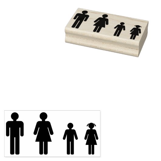 People Rubber Briefmarke Gummistempel (Stempel)