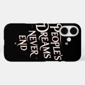 People’s Dreams Never End – Motivational Anime Quo Case-Mate iPhone Hülle (Rückseite (Horizontal))