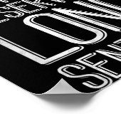 People Who Do Not Use Punctuation Funny Grammar  Poster (Ecke)