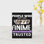 People Who Don't Like Anime Funny Japanese Manga O Karte (Gelbe Blume)