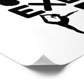 PEOPLE WHO EXERCISE DIE POSTER (Ecke)