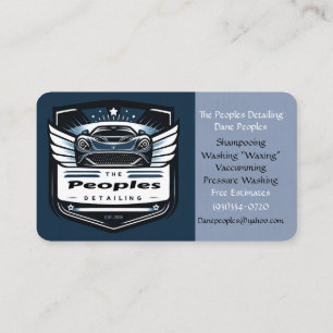 Peoples Detailing 1. Auflage Visitenkarte