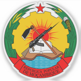 People's Republic of Mozambique emblem (1975-1982) Aufkleber