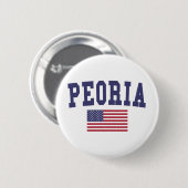 Peoria AZ US Flag Button (Vorne & Hinten)