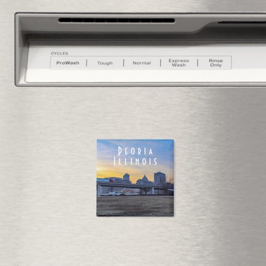 Peoria Illinois bei Sunset Magnet (In Situ (Geschirrspüler))
