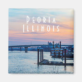 Peoria Illinois bei Sunset Magnet (Vorne)