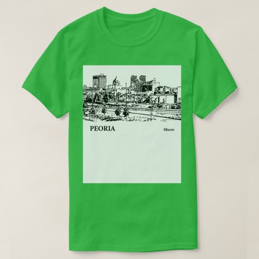 Peoria Illinois TShirt 3 (Design vorne)