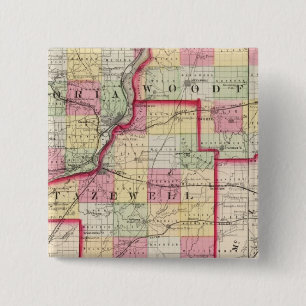 Peoria, Woodford, Tazewell Landkreise Button