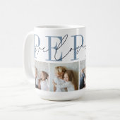 Pepaw We Liebe You 4 Foto Collage Kaffeetasse (Vorderseite Links)
