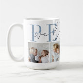 Pepaw We Liebe You 4 Foto Collage Kaffeetasse (Links)