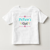 PePaws Girl Toddler-T - Shirt (Vorderseite)