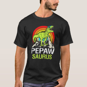 Pepawsaurus Dinosaurier Grandpa Pepaw Saurus Fathe T-Shirt
