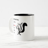 Pepe Le Pew Nostalgische Kaffeetasse (Vorderseite Links)