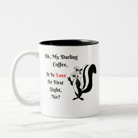 Pepe Le Pew Nostalgische Kaffeetasse (Links)