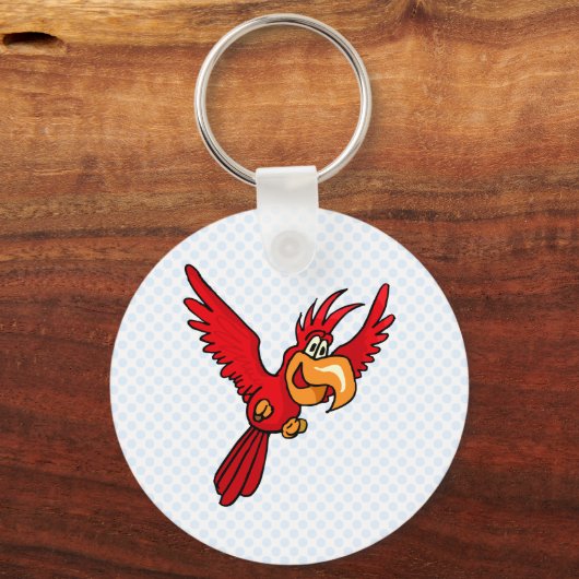 Pepe Parrot Schlüsselanhänger (Vorderseite)