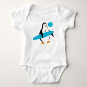 Pepe Surfer Penguin Strampler (Vorderseite)