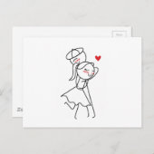 Pepe und Lulu Postkarte (Vorne/Hinten)