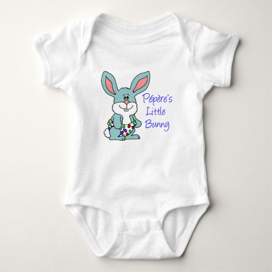 Pepere's Little Bunny Baby Strampler (Vorderseite)