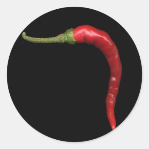 Peperoni Runder Aufkleber