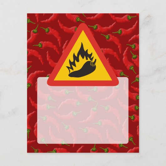 Peperonigefahrenzeichen Flyer (Hinten)