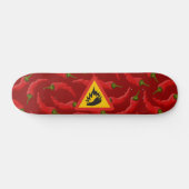 Peperonigefahrenzeichen Skateboard (Horizontal)