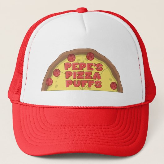 Pepes Pizza Puffs Hat Truckerkappe (Vorderseite)