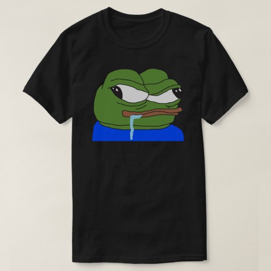 PepeTheFrog Apu Apustaja Drooling Speichel aus Mou T-Shirt (Design vorne)