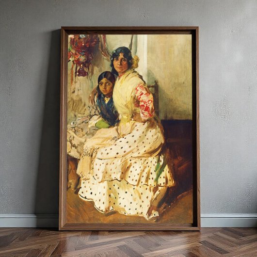 Pepilla und ihre Tochter Joaquín Sorolla Poster