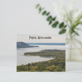 Pepin Wisconsin Postcard Postkarte (Stehend Vorderseite)