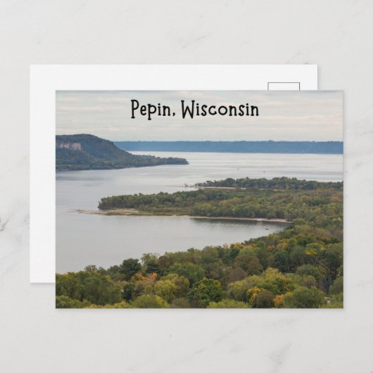 Pepin Wisconsin Postcard Postkarte (Vorne/Hinten)