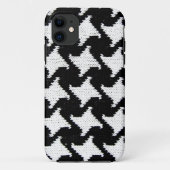 Pepita black and white Case-Mate iPhone case (Rückseite)