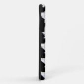 Pepita black and white Case-Mate iPhone case (Hinten/Rechts)