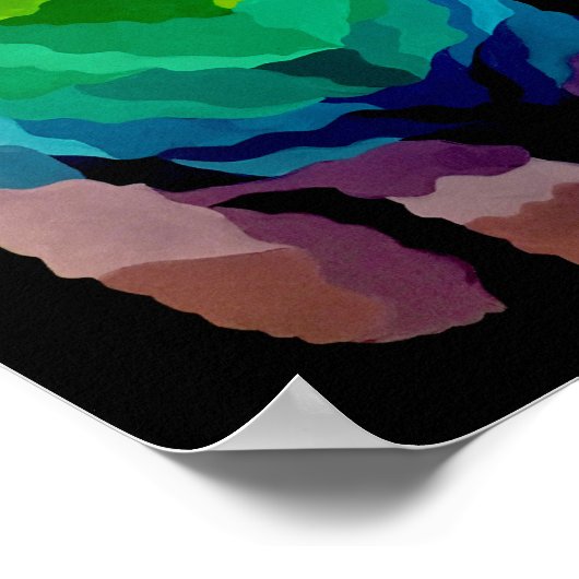 Pepita Rainbow Poster (Ecke)