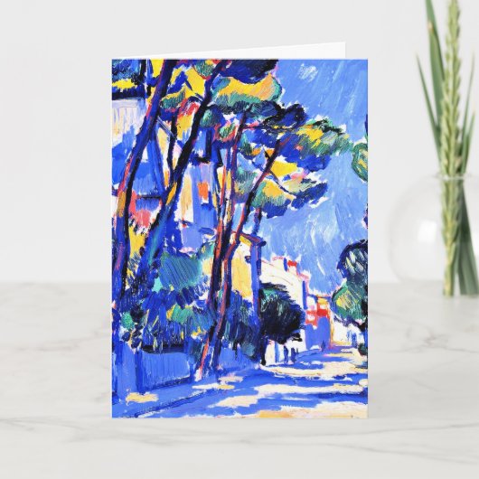 Peploe - Street Scene, Frankreich Karte (Vorderseite)