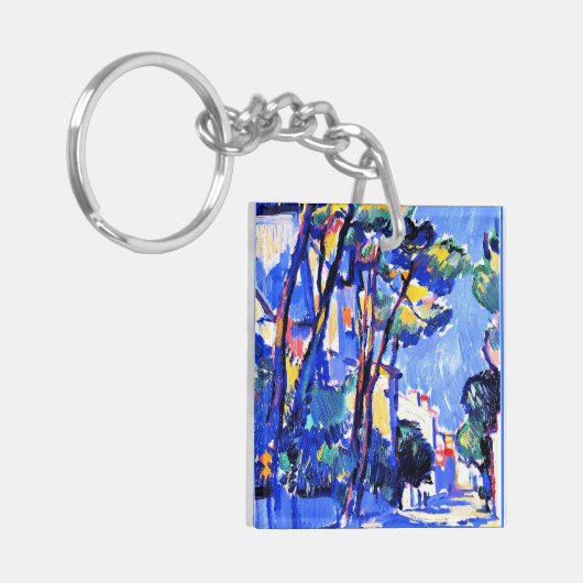 Peploe - Street Scene, Frankreich Schlüsselanhänger (Vorderseite links)