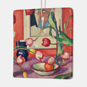 Peploe - Tulips, der blaue Jug Keramikornament (Links)