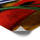 Peploe - Tulips und Obst Poster (Ecke)